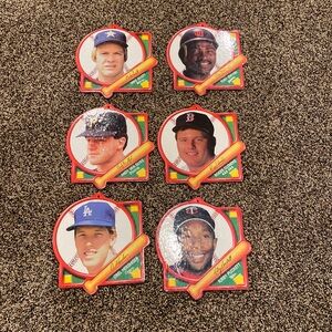 Vintage Tara Toy MLB player, signature plaques